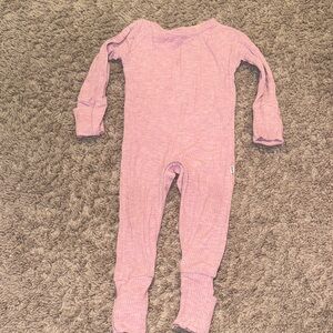 Little Sleepies Pink Kids Pajama Footies